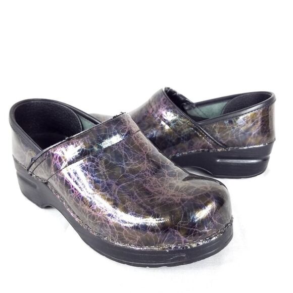 Dansko Pro XP 2.0 Professional Iridescent Lighting Swirl Clogs Size 37 or 6.5-7 - Picture 2 of 7